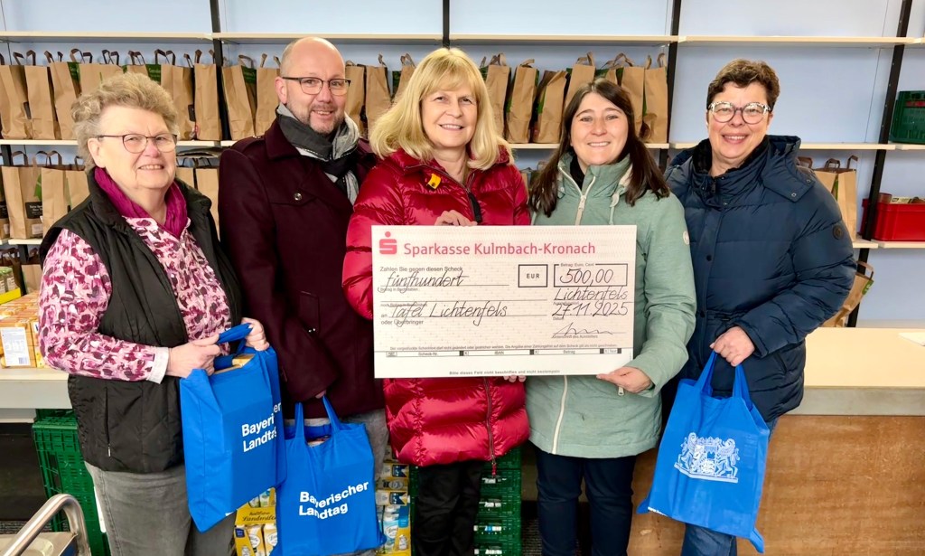 Sabine Gross spendet an das&nbsp;„Lädla“